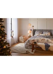 Biancheria letto natalizia, Grigio, Taglia 135x200 cm, bonprix
