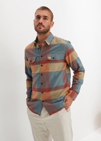 Camicia a maniche lunghe in flanella, Grigio, Taglia 41/42 (L), bonprix