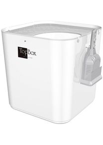 zooplus Top Box Katzentoilette wei (Katzenklo offen), Katzenklo