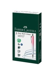 Faber-Castell, Schreibstifte, Poly Ball Urban XB Kugelschreiber (5 St&uuml;ck) Blau (5x)