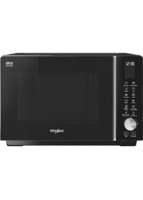 Whirlpool MWF 259 SB Flachbau-Kombimikrowelle 25 L 800 W Schwarz, Silber, Mikrowelle, Silber, Schwarz
