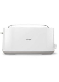 Philips Daily Collection HD2590/00, 1 slice(s), White, Plastic, Buttons, Rotary, China, 1030 W, Toaster, Weiss
