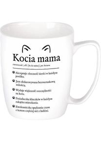 Nadwyraz com Weisses Keramikküken, Kania-Mutter, Tasse, Weiss
