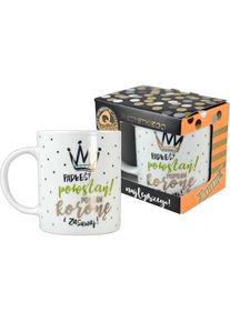 Kukartka Becher, Tasse, Weiss