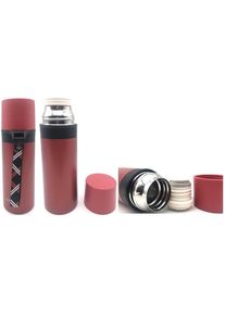Fresh Touristische Isolierflasche 0,35 l Rot, Thermoskanne, Rot
