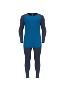 Odlo, Herren, Funktionsshirt, Set ACTIVE WARM ECO Special Set (S), Blau, S