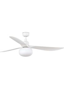 FARO Outdoor DC Deckenventilator Outwood WE-WE mit Licht, Ventilator, Weiss