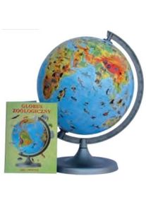 Zachem, Globus, Zoologischer Globus 220 mit Beschreibung