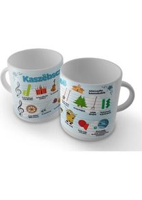 Soliton Tasse kaschubische Noten, Tasse, Mehrfarbig