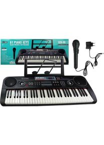 Lean Toys Kinderklavier mit Tastatur und Mikrofon