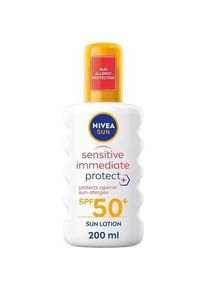 Nivea, Sonnencreme, Sensitive immediate (Sonnenspray, SPF 50, 200 ml)