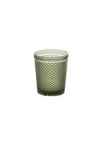 Bicchiere Acqua Diamante Verde Cl 30,8 H 10,2 Ø Cm 8,4 M1934 Confezione Da 6