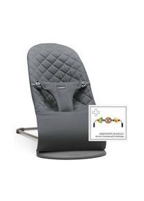 BABYBJÖRN Lehátko Bliss Anthracite cotton s hračkou