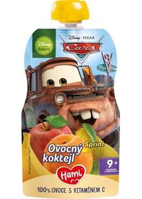 HAMI Kapsička ovocná Disney Cars Ovocný koktail 110g, 9+