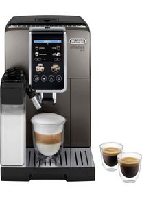 De'Longhi De'longhi Kaffeevollautomat »Dinamica Plus ECAM380.95.TB - 24 Rezepte, perfekter Milchschaum« Intuitive Bedienung, 3,5" Touchscreen, 3...
