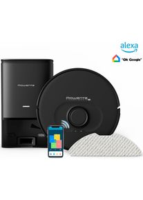 Rowenta Saugroboter »mit Wischfunktion und AbsaugstationX-Plorer Serie 75+ in schwarz, Größe 0