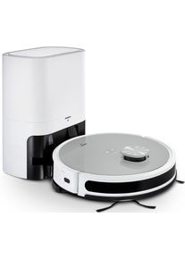 Medion Saugroboter »mit Wischfunktion X21 SW+ (MD 11500), Lasernavigation, « App- und Sprachsteuerung, raumspezifische Reinigung, Verbotszonen in...