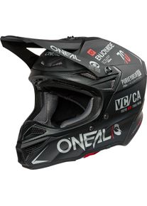O Neal ONeal 5SRS Brand S26, casque de motocross , couleur: Mat Noir/Gris/Rouge , taille: S