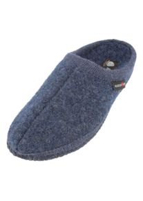 Haflinger Hausschuh Herren blau Größe 41 Melange