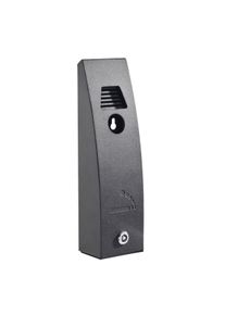 1 Wall-mounted ashtray ADELAIDE, steel, black, zinc-plated steel