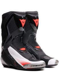 Dainese Torque 4, buty , kolor: Czarny/Biały/Neonowyowy-Czerwony , rozmiar: 42 EU