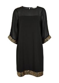 Apricot Dames Jurk goud / zwart 44