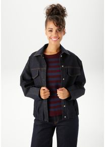 Aniston CASUAL Jeansjacke, mit verdeckten Druckknöpfen zu schliessen - NEUE KOLLEKTION