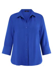 Emilia Lay - Bluse mit 3/4-Arm, blau, Gr. 40, Viskose