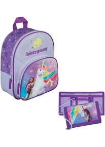 Undercover Kinderrucksack »Unicorn Academy«, inklusive Geldbeutel