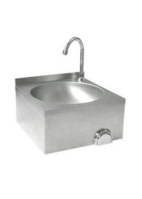 Lavandino con azionamento a ginocchio, Hendi, 400x400x(H)450mm