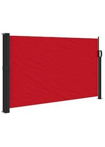 Toldo lateral retráctil rojo 120x600 cm
