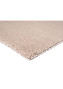 OCI Die Teppichmarke , Hochflor-Teppich »Soft Dream«, rund, 30 mm Höhe, besonders weich durch Microfaser, Wohnzimmer , beige , Ø 200 cm 1 St.