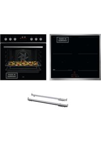 AEG , Induktions Herd-Set Serie 5000 »HH24HSPID« Pyrolyse-Selbstreinigung AirFry, Pyrolyse, Doublebridge, LED-Touch, Teilauszug, Made in Germany ,...