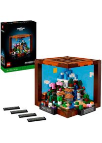 Lego , Konstruktionsspielsteine »Die Werkbank (21265), Lego Minecraft«, (1195 St.), Made in Europe , bunt