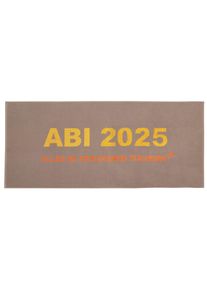 Egeria , Strandtuch »ABI 2025«, (1 St.), 75x180 cm, "ABI 2025-Alles in trockenen Tüchern" , zinn , B/L: 75 cm x 180 cm