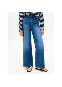 Tommy Hilfiger, Damen, High-waist-Jeans &raquo;DNM FLO WIDE LEG HW&laquo;, mid blue, L&auml;nge 32, 32 -L&auml;nge 32, mid blue, High Waist Jeans von Tommy Hilfiger 