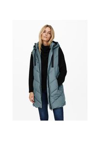 Jacqueline de Yong JDY, Damen, Steppweste &raquo;SKYLAR LIFE HOOD WAISTCOAT OTW NOOS&laquo;, Stormy Weather Detail:BLACK, S, Stormy Weather Detail:BLACK, Steppweste von JDY