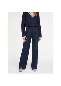 Heine, Damen, Leinenhose, nachtblau, Normalgr&ouml;&szlig;en, 46 -Normalgr&ouml;&szlig;en, nachtblau, Mit weitem Bein