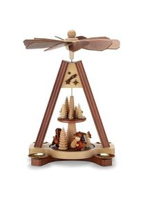 Saico GmbH Seiffen Tischpyramide traditionell zweistöckig
