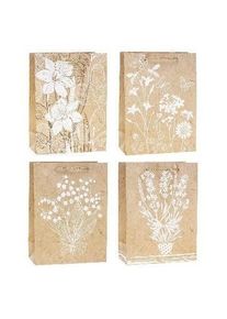 Rozette, Geschenkverpackung, Dekotasche Blumen 26x32x10cm mix ROSETT (Geschenktüte)