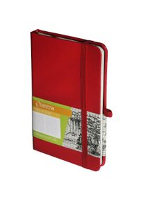 Antrax, Heft + Block, Notizbuch A6 Linie Romantik Rot ANTRA (A6, Liniert, Harter Einband)