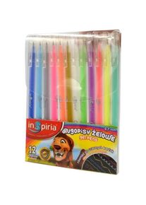Schemat, Schreibstifte, Gelstifte 12 Farben (12x)