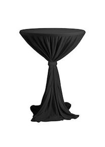 Dena Textile productions Copritavolo bar Party poly jersey Ø 80-90cm nero