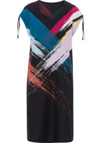 Damen Sommerkleid mit platziertem Druck schwarz Größe 44/46