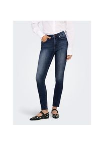 Only , Skinny-fit-Jeans »ONLBLUSH MID SK ANK RW DNM REA082 NOOS« , Dark Medium Blue Denim , Länge 34 , S (36) -Länge 34 , S (36) , Knöchellange...