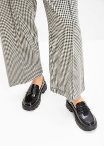 Chunky loafers - zwart - maat 40 - vegan - bonprix