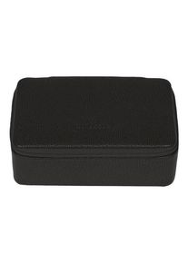 Windrose Beluga Schmuckkasten Leder 14.5 cm schwarz