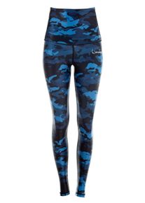 WINSHAPE Legging HWL102-Military Core-Stability-band met corrigerend effect dames broeken maat XS blauw