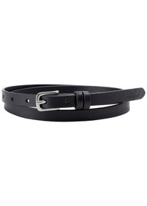 Levi's Levi's Leren riem WOMEN'S NEW NARROW unisex riemen maat 95 zwart