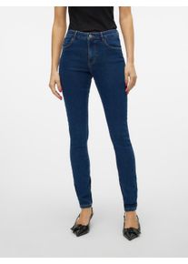Véro Moda Vero Moda Skinny fit jeans VMELLY MR SKINNY JEANS BLUE NOOS dames skinny jeans maat XS (34) blauw